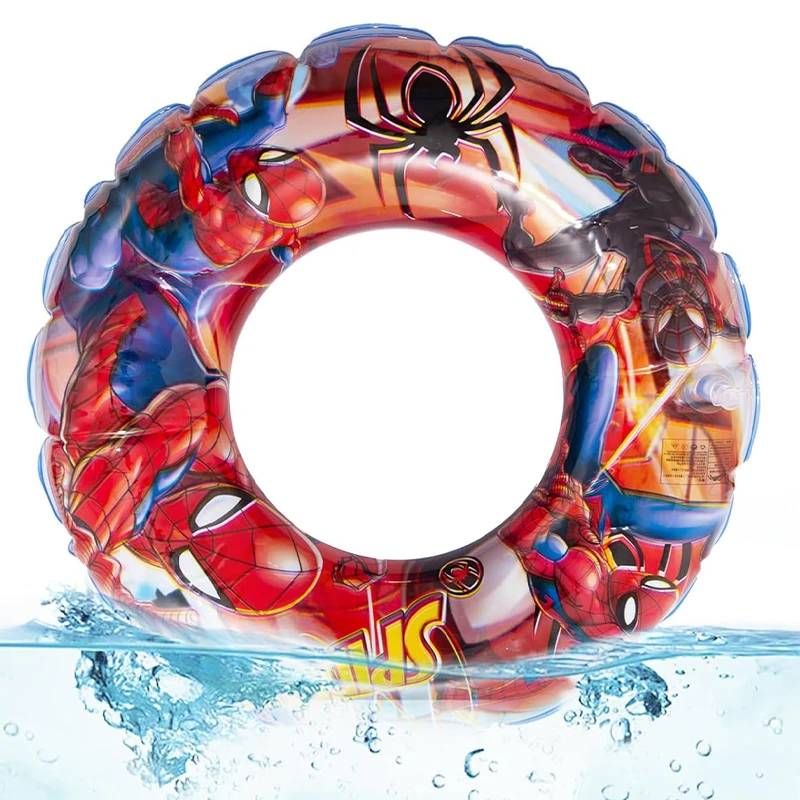 Kids Swimming Pool Float Tube Spider-Man Character Printed Size Diameter 70 cm for Age 4-8 Years